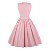 Vintage Froufrou Plus Size Rosa Klänning