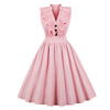 Vintage Froufrou Plus Size Rosa Klänning