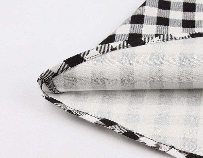 60-Tal Gingham Check Klänning