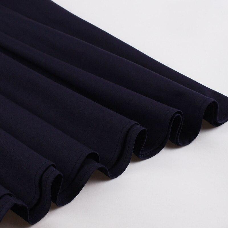 Plus Size 50-Tals Blå Klänning