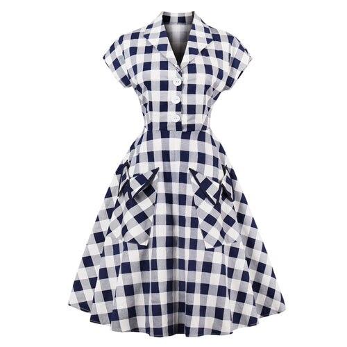 Vintage Plus Size Pin Up Klänning