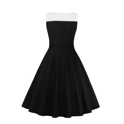 Vintage Hepburn Klänning Svart