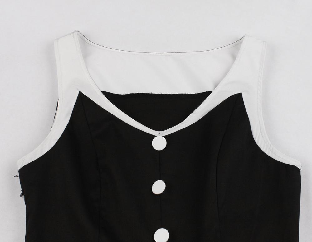 Vintage Hepburn Klänning Svart