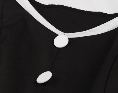 Vintage Hepburn Klänning Svart