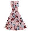 Vintage Hepburn Rosa Klänning