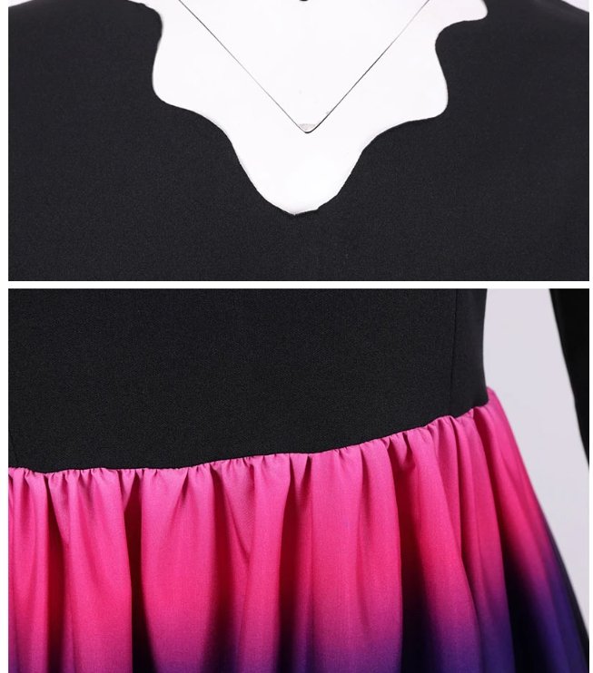 Vintage Winter Sky Christmas Dress