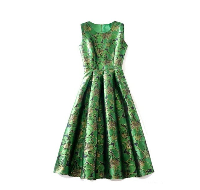 Vintage Green Day Klänning