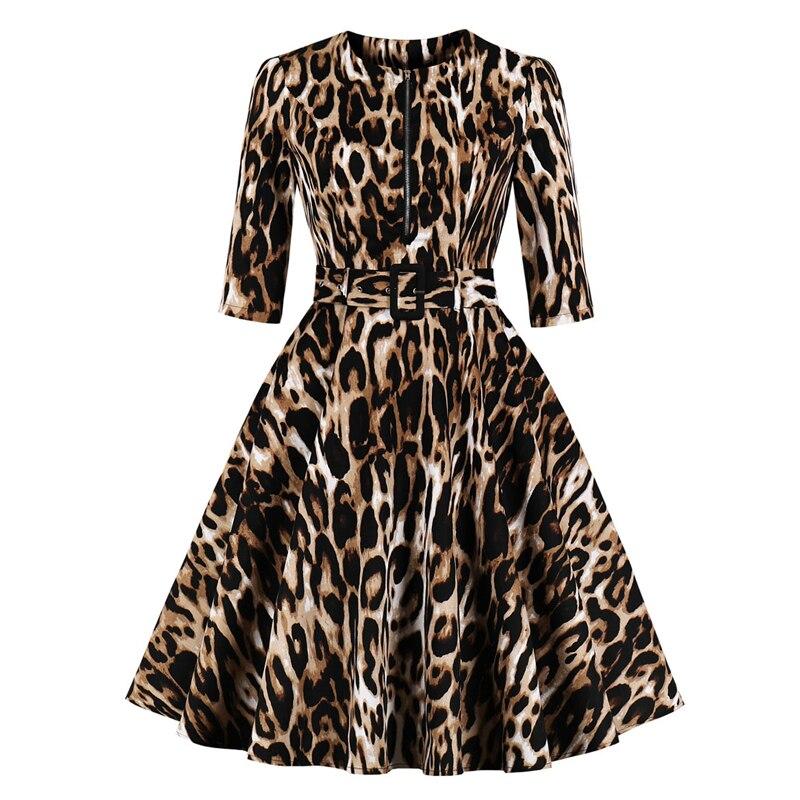 Vintage Leopardklänning