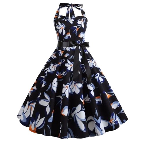 Vintage Halter Klänning