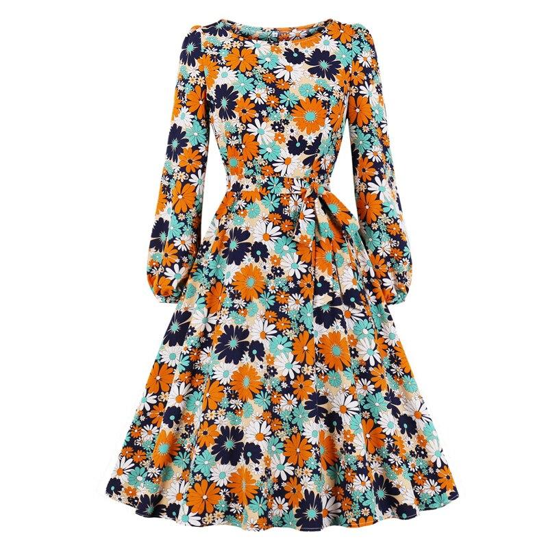 Vintage Långärmad Liberty Flower Dress