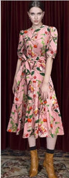 Vintage Rosa Höstbröllopsklänning