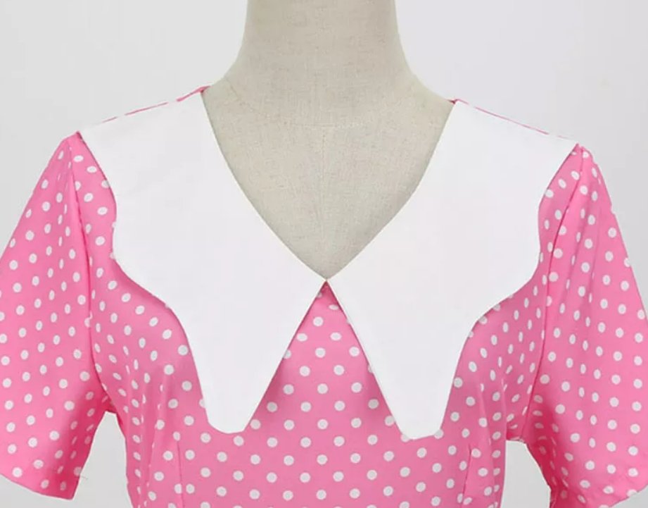 Vintage Rosa Bröllopsklänning