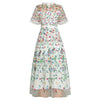 Vit Modern Vintageklänning