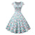Vintage Julklänning Plus Size Sky