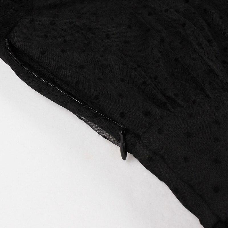 Vintage Black Dots Klänning