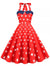 Vintage Pin Up Heart Usa Klänning