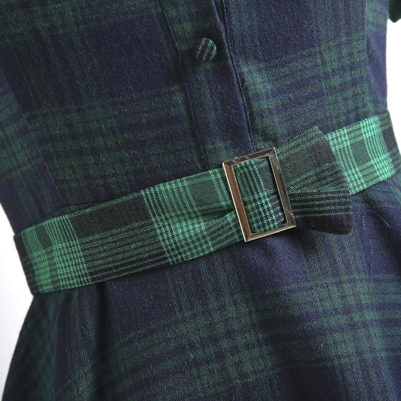 Vintage Pin Up Business Collar Klänning
