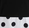 Vintage Pin Up Dress Black Polka Dots