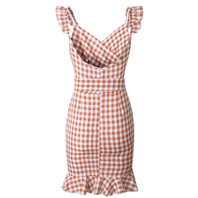 Vintage Rosa Strandklänning