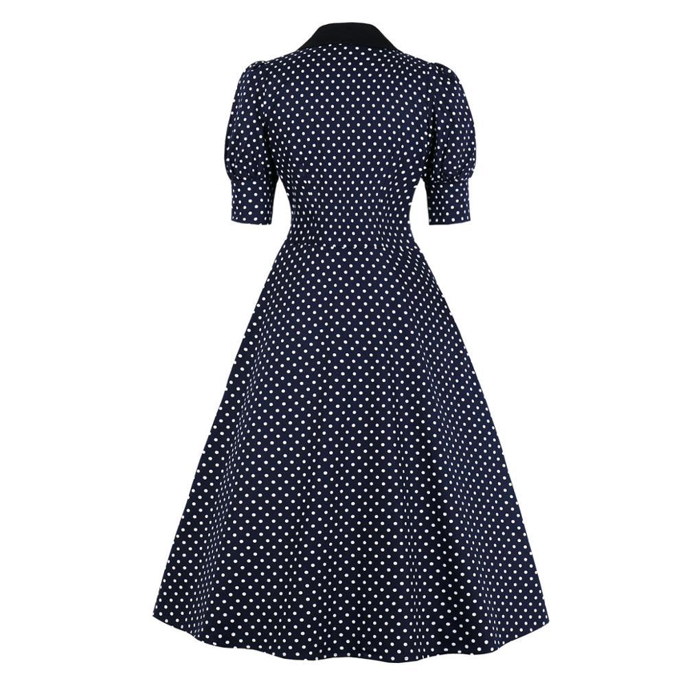 Vintage Marin Prickig Klänning
