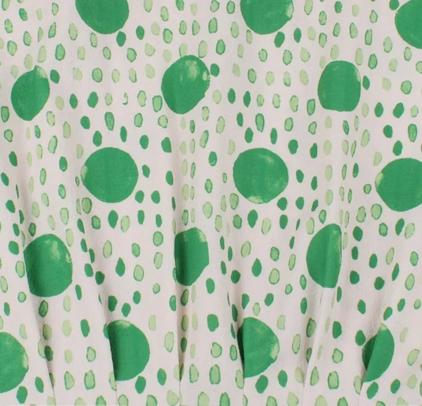 Vintage Dots And Stripes Klänning