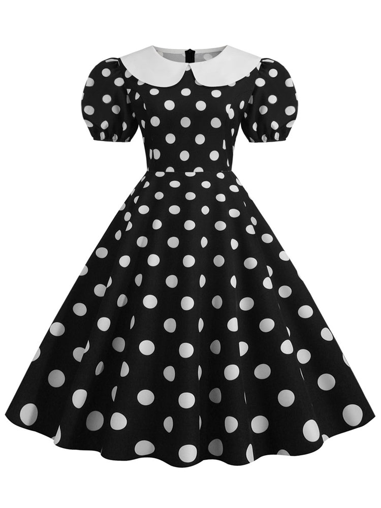 Vintage Polka Klänning