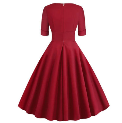 Vintage Rockabilly Klänning 50-Tal Carmine
