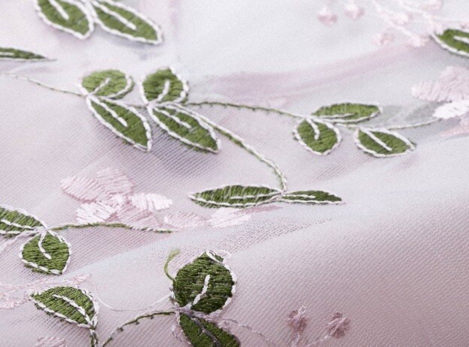 Vintage Rose Broderad Klänning