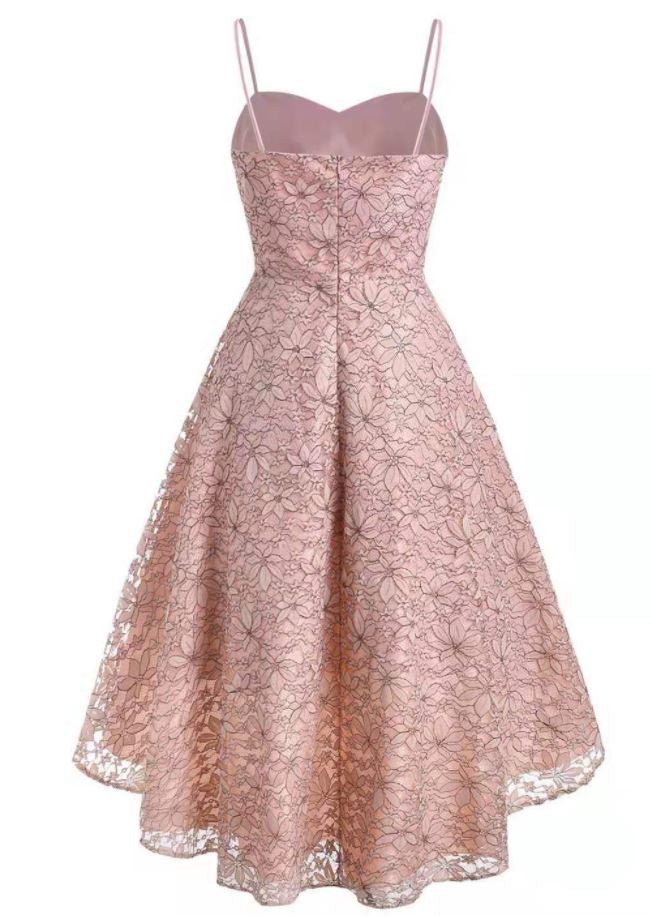 Vintage Rose Broderiklänning