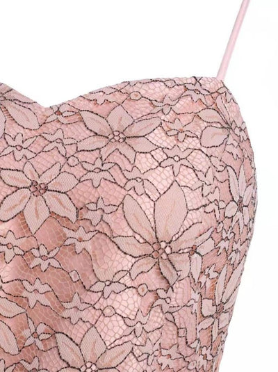 Vintage Rose Broderiklänning