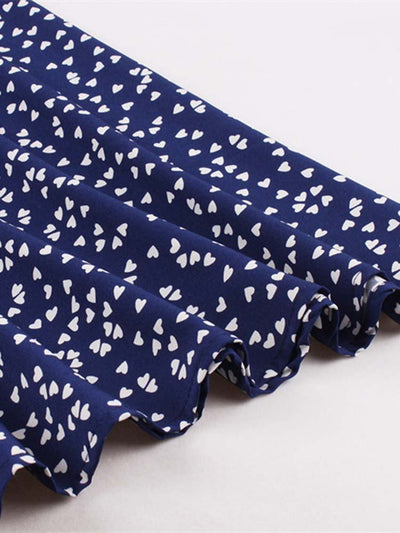 Vintage Blue Hearts Klänning