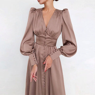 Vintage Satin Klänning