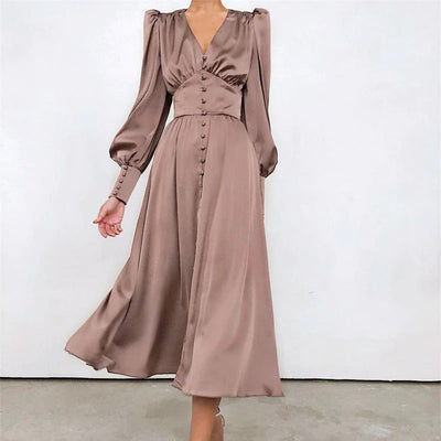 Vintage Satin Klänning