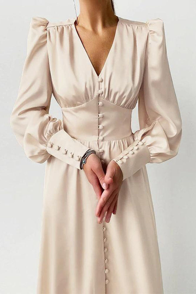 Vintage Satin Klänning