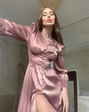 Vintage Satin Klänning