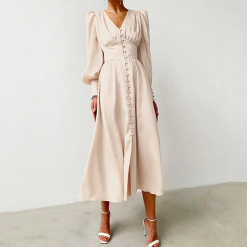 Vintage Satin Klänning