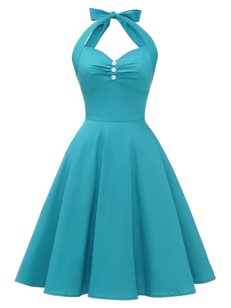 Vintage Sexig Pin Up Sky Dress