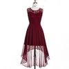 Vintage Chic Aftonklänning Burgundy