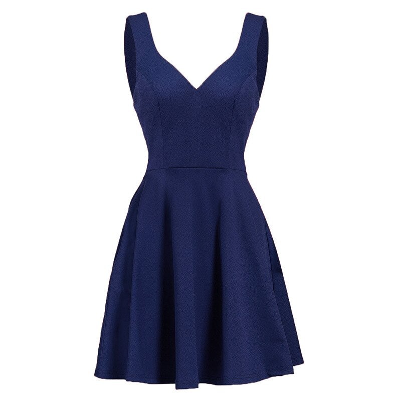 Vintage Swing Navy Klänning