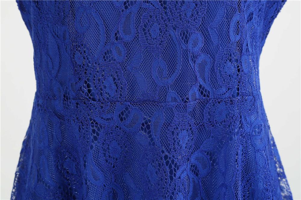 Vintage Trapessklänning Blå