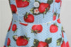 Vintage 1950 Strawberry Blue Klänning