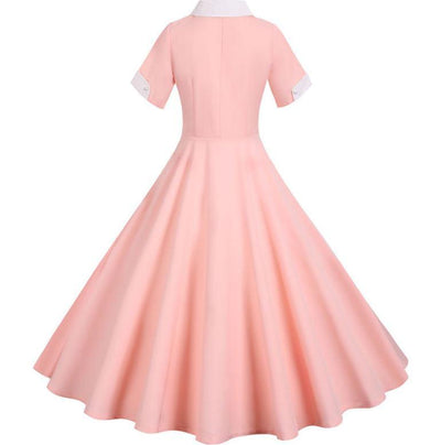 Vintage 50-Tals Rosa Klänning