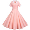 Vintage 50-Tals Rosa Klänning