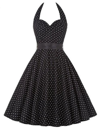 Sexig 50-Tals Pin-Up Klänning