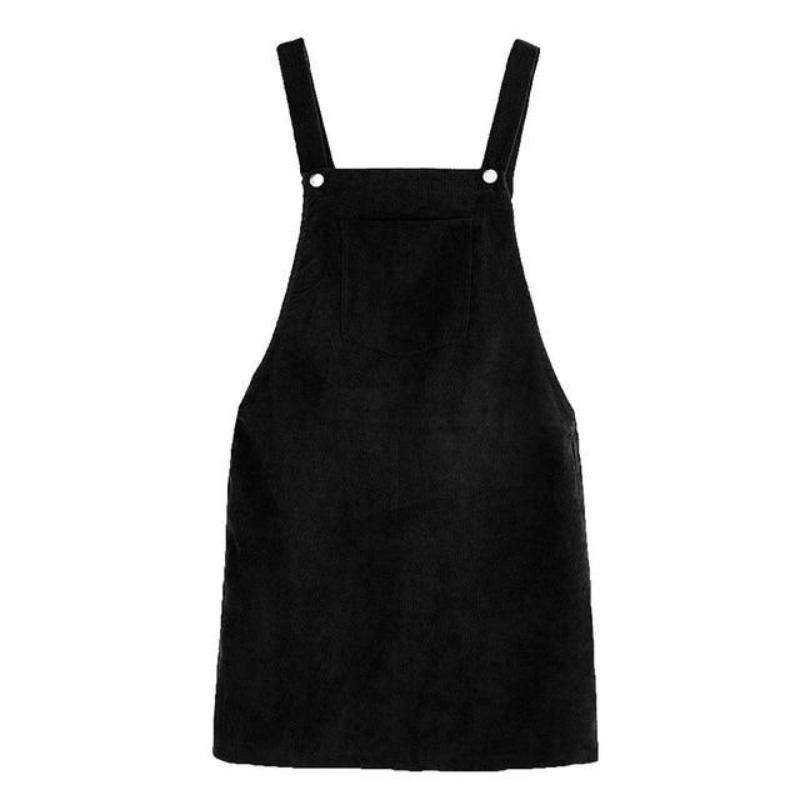 Vintage Velvet Teen Dress Black