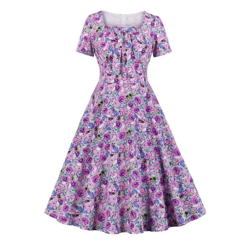 Vintage 50-Tals Lila Klänning