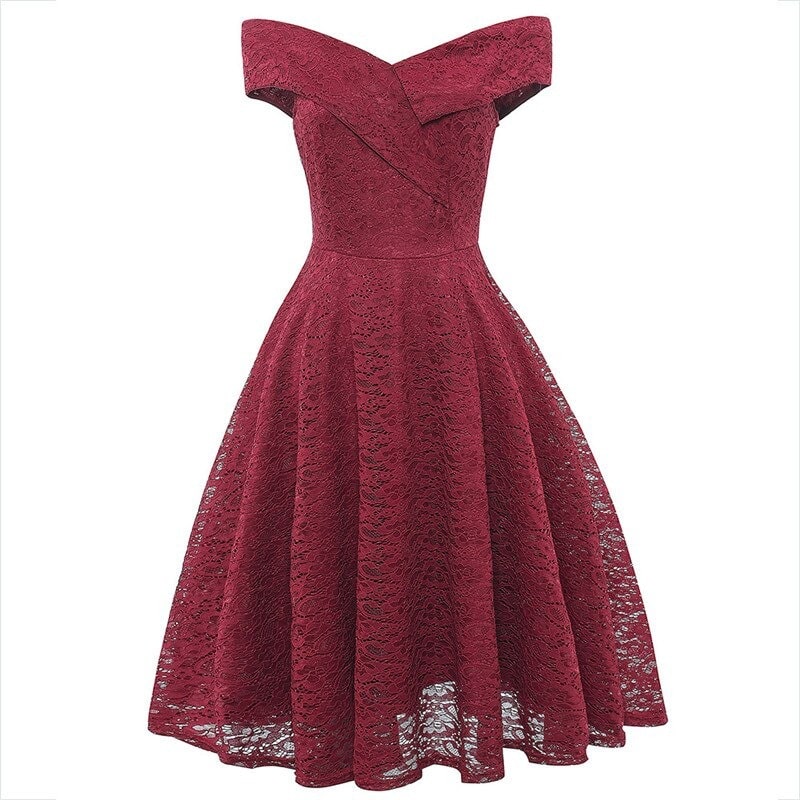 Rockabilly Spetsklänning